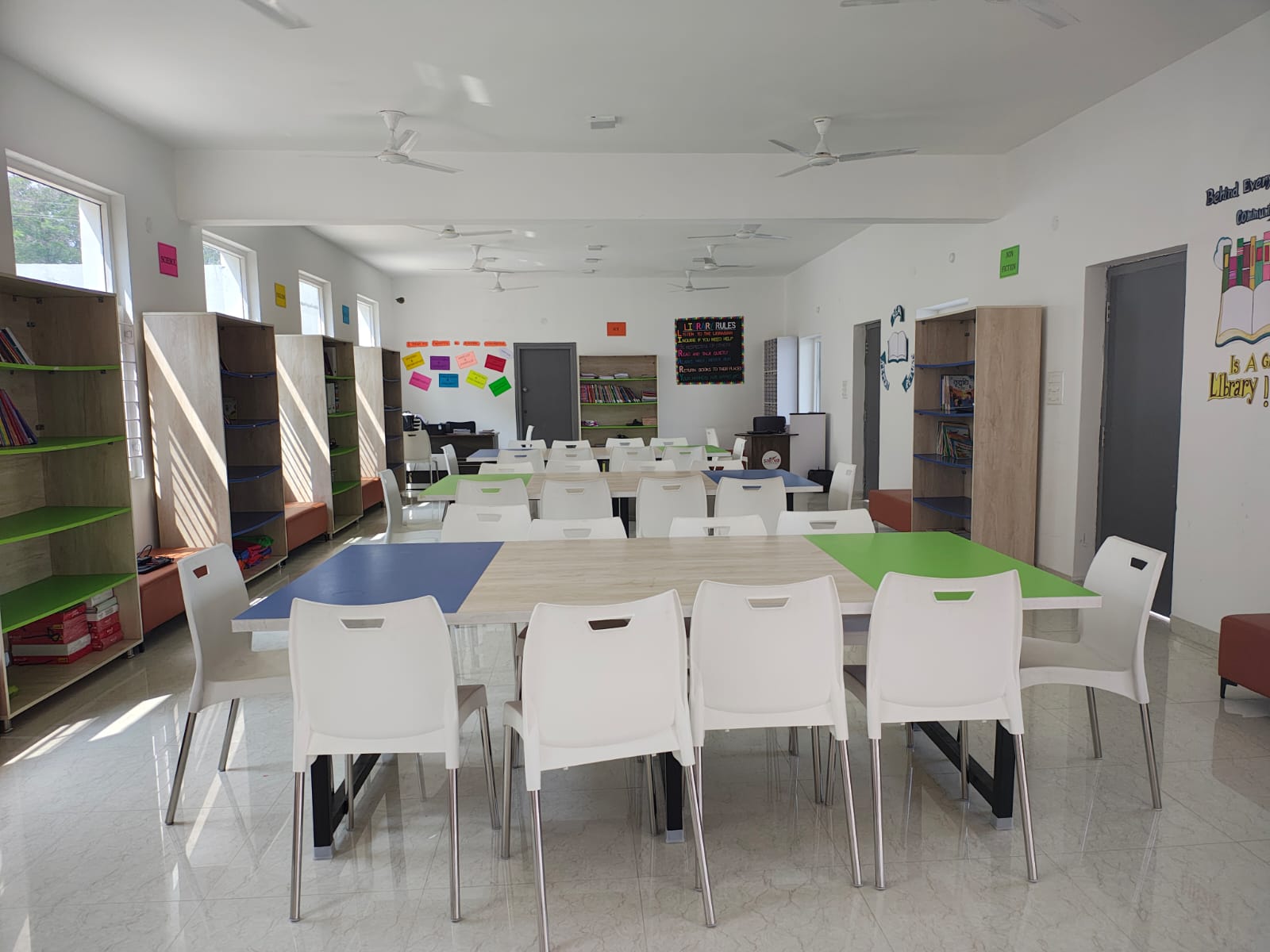 The school library